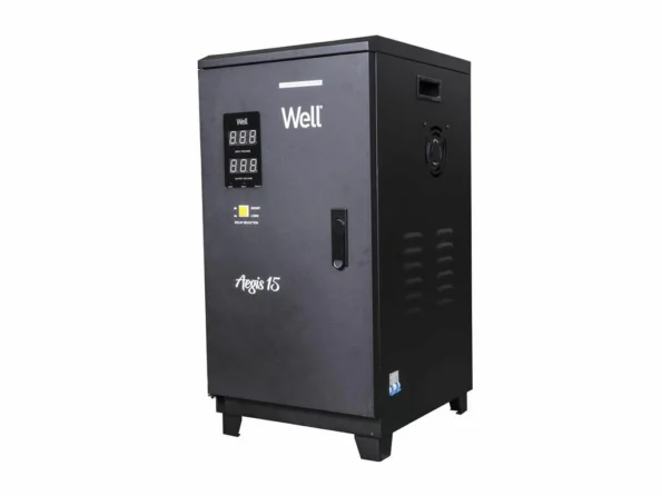 Stabilizator automat de tensiune monofazic Well Aegis 15KVA 12KW cu servo motor
