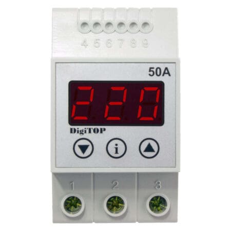 Releu de protectie tensiune monofazat, DigiTOP VP-50A